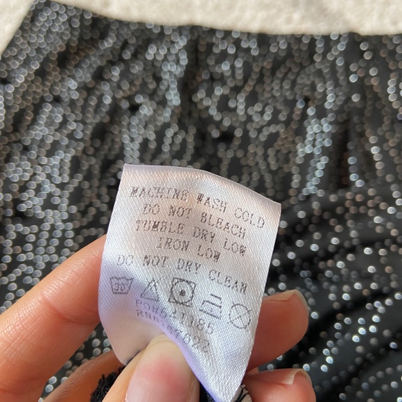 Fashion Nova // Rhinestone Skirt Set // Size S - Picture 11 of 13